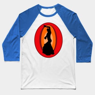 Flamenco Burning Baseball T-Shirt